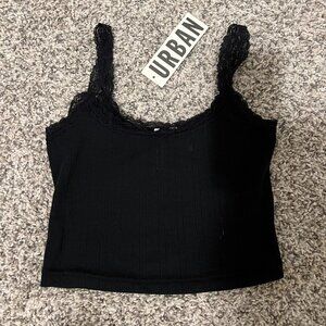 Urban Outfitters Women's Black Vest